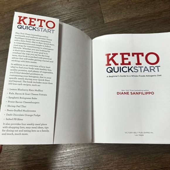 Keto Quickstart: Beginners Guide To Whole-Foods Ketogenic Diet Sanfilippo - Picture 7 of 10